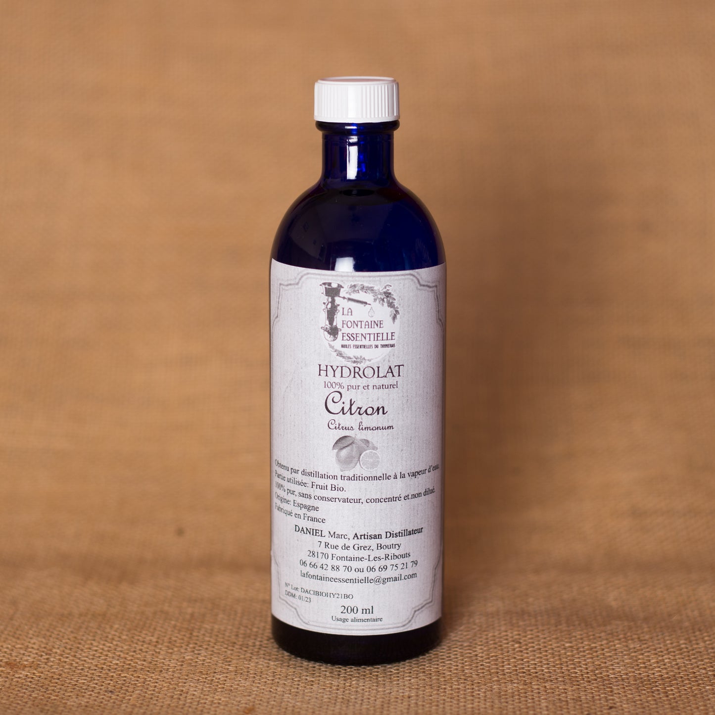 Hydrolat de Citron Bio